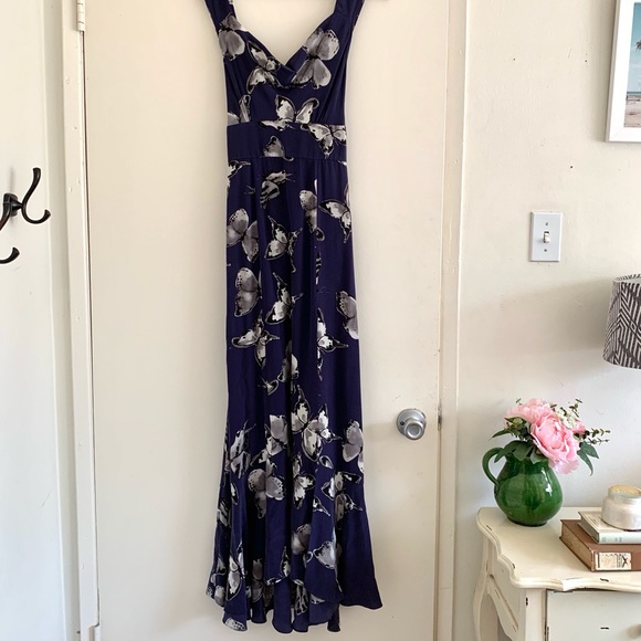 Tracy Reese butterfly maxi dress size 4 - Picture 3 of 6